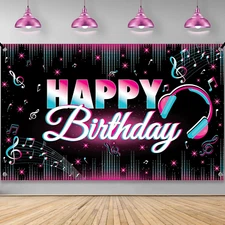 Katchon, Xtralarge TIK Tok Birthday Banner - 72X44 Inch | TIK Tok Banner for TIK