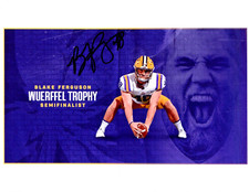 Blake Ferguson LSU Tigers signed autographed 8.5x11 football photo 2020 Champs!!
