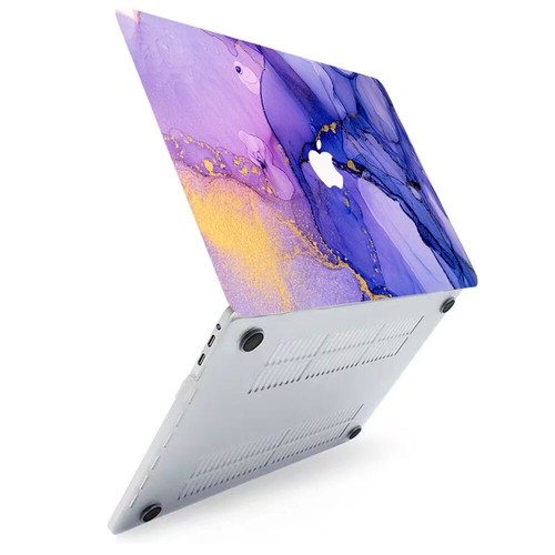 Étui en marbre lavande pour Macbook M4 Air 13 15 Pro 14 16 12 11 pouces + housse clavier - Photo 37/80