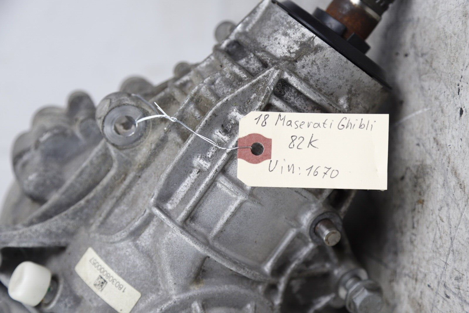 2014-2020 MASERATI GHIBLI SQ4 3.0L AWD FRONT DIFFERENTIAL CARRIER OEM 82K