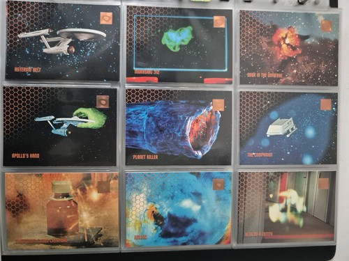 30 Years of Star Trek - Phase Three Near Master Set & Binder Chase 113 Cards - Picture 3 of 23