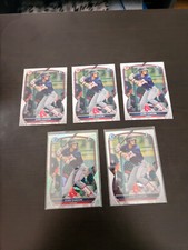 Juan Chacon Topps Bowman Chrome 1st Prospect Paper Lot of 5 DVS 1985