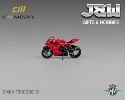 #ad #ad CM Model MV Agusta F3 Rosso Red With Showgirl Figure 1 64 $15.99