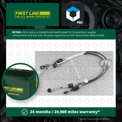 Gear Change Cable fits FORD TRANSIT CONNECT 1.8 04 to 08 Firstline 1742721 New