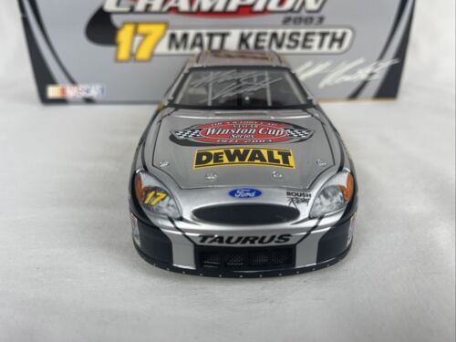 Autographed 2003 TC Owners Series Matt Kenseth #17 DeWalt Victory Lap Champ 1/24 - Picture 8 of 24