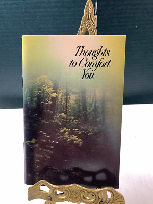 NEW Booklet ''THOUGHTS TO COMFORT'' Encouraging Words Good Advice Illustrated