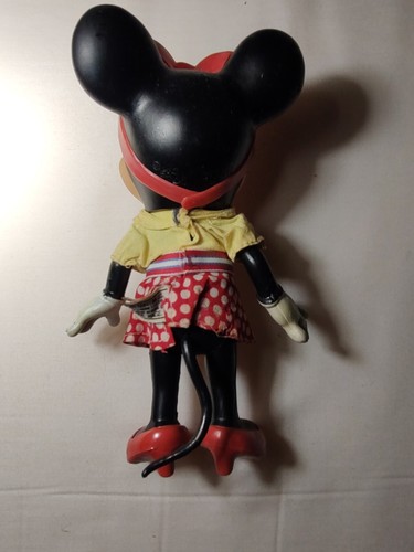 Rare Vtg 1960s Walt Disney R Dakin & Co. Large 7.5" Minnie Mouse Figure Doll - Picture 2 of 7
