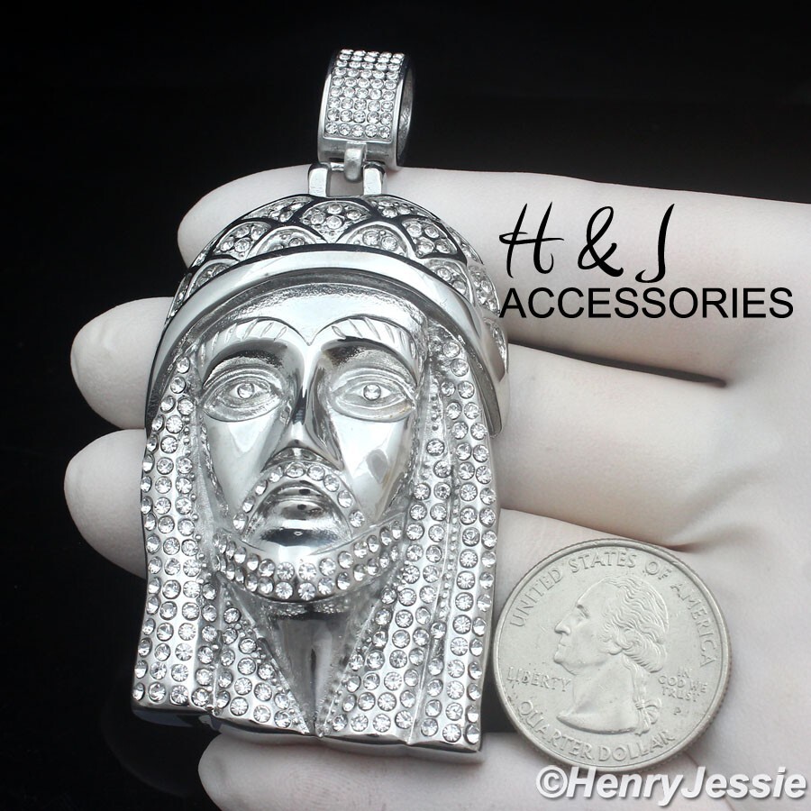 【King Ice】☆日本未入荷☆CHRIST HEAD NECKLACE Christ Head Necklace | Jesus Pieces | King Ice