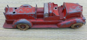 hubley kiddie toy fire truck