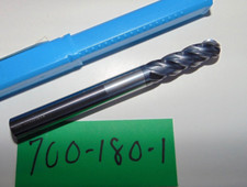 LOT OF 8 NEW SGS T75281BTA 10mm Carbide Ball End Mills Long length BN 4FL AlTiN