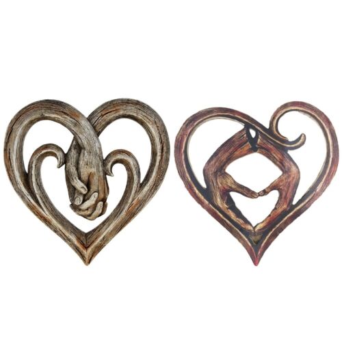 Home Wood Heart Ornament Wooden Heart Craft Love Multifunctional Pendant - Picture 1 of 9
