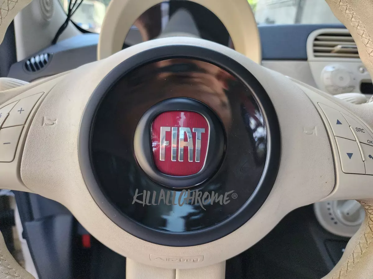 Fiat steering wheel sale badge