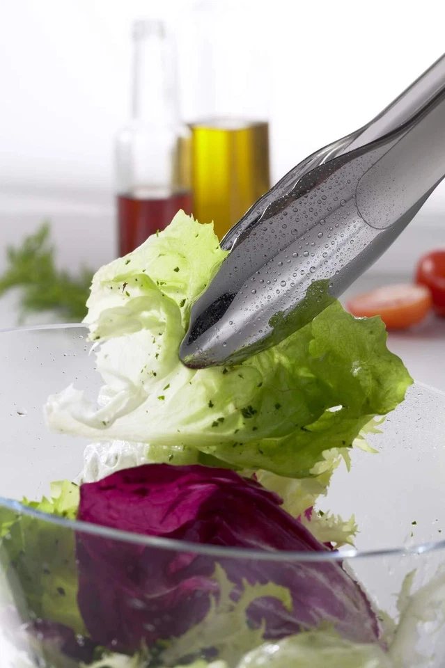 16 Inch Stainless Steel Locking Tongs Dishwasher Safe Easy Grip Heat Resistant - Image 3 of 4