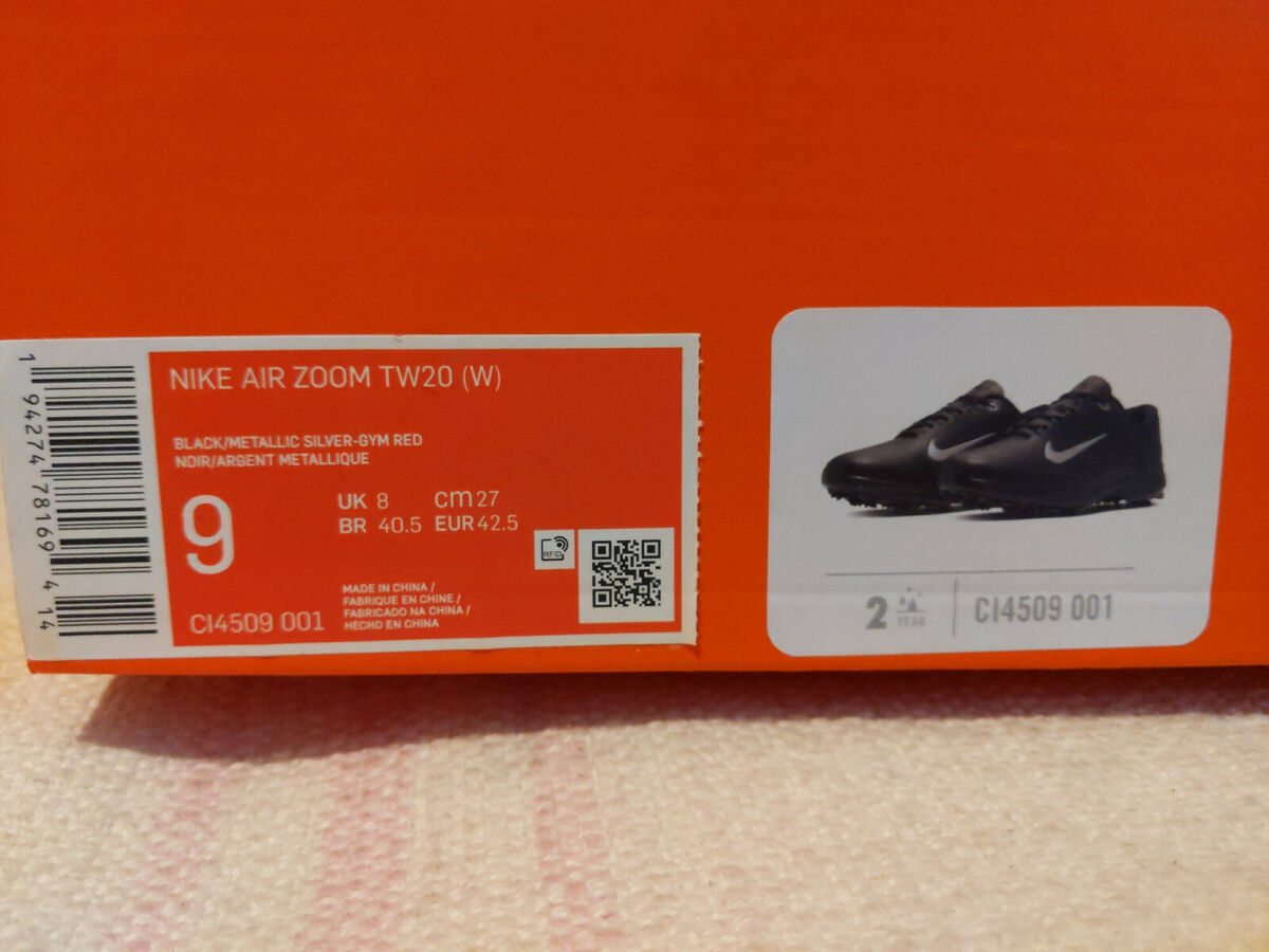 Nike Air Zoom TW20 Wide Tiger Woods Triple Black CI4509 001 Nike Air Zoom TW20 Wide Tiger Woods Triple Black CI4509 001