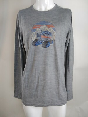 [NG] GLACIER GRAPHIC LONG SLEEVE T-SHIRT ★大人気★ Winter Wonderland Pretty Snow Landscape Long Sleeve T-Shirt