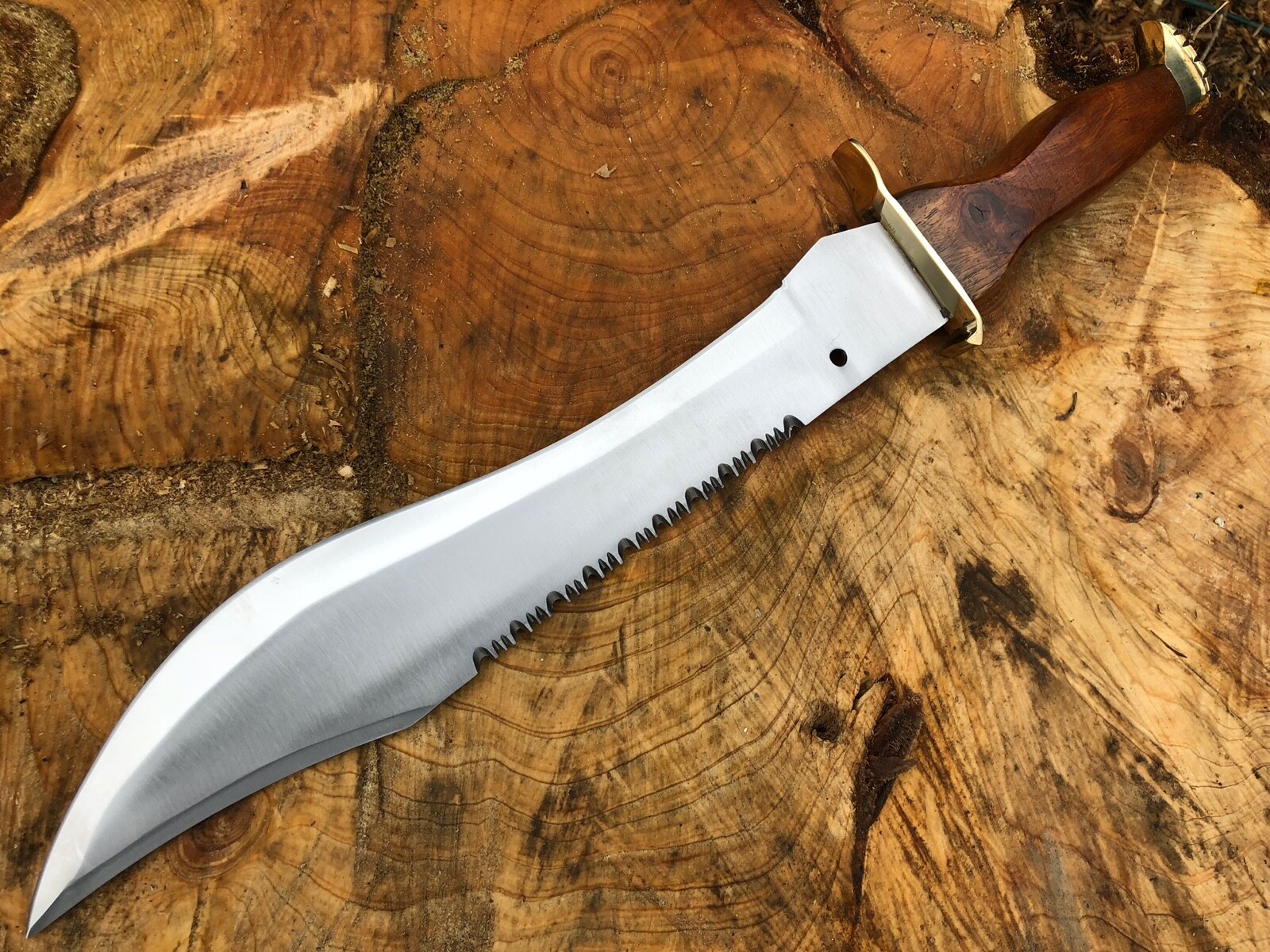BEAUTIFUL CUSTOM HANDMADE 17 INCHES LONG IN HIGH CARBON STEEL HUNTING ...