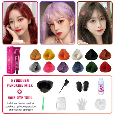 SHOUPIN COLOR  Perfect Professional Creme Permanent Hair Color 3.4 oz CHOOSE