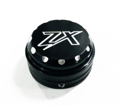 ZX-14 BLACK CONTRAST DIAMOND CUT “ZX” ENGRAVED YOKE CAP 2012