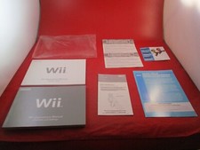 Nintendo Wii Console Operation Manual System Setup/Channel  Settings  Inserts 