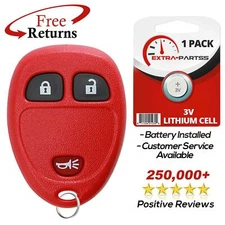 Remote Key Fob Red for 2005 2006 2007 2008 2009 Pontiac Montana