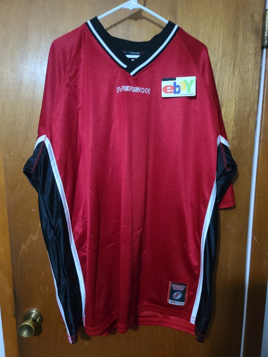 Reebok IVERSON I3 アイバーソン ゲームシャツ Reebok Allen Iverson i3 Motocross Longsleeve Jersey “Bad
