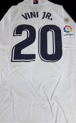 ADIDAS REAL MADRID LFP 2021 VINI JR M ORIGINAL SOCCER JERSEY SHIRT