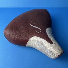 MESINGER S SEAT RED / WHITE FITS SCHWINN TYPHOON ROAD BIKES & OTHER ONE YEAR S36