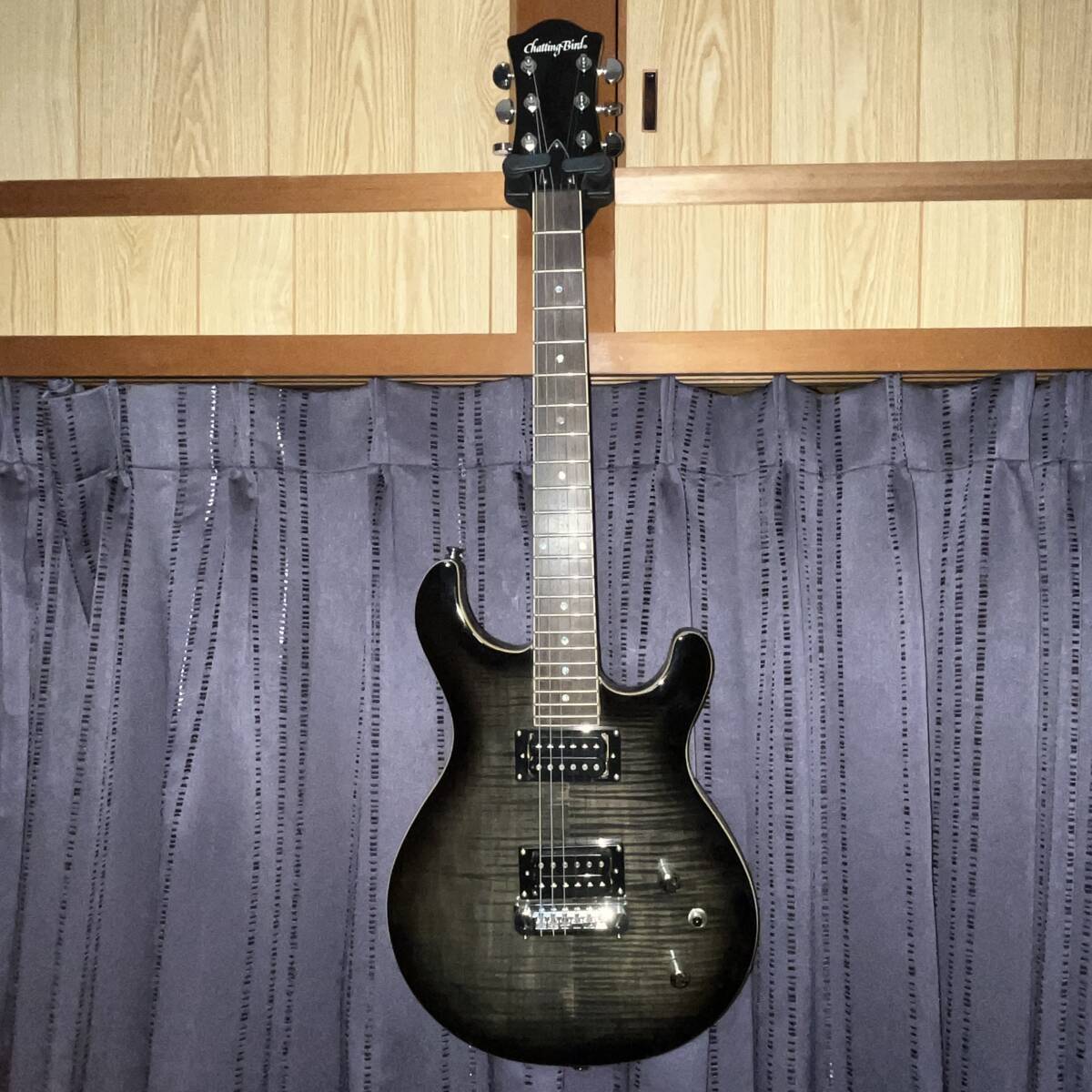 Electric Guitar ChattingBird CWC-FM Flamed Maple S/N 0803518