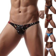 MCT FINE Uomo Push-Up MICRO RIO TANGA SLIP DA BAGNO Colorato in NERO dalla S alla 2XL