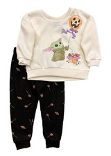 Star Wars The Mandalorian Halloween Baby 18M Yoda Grogu Infant Jogger Set Size