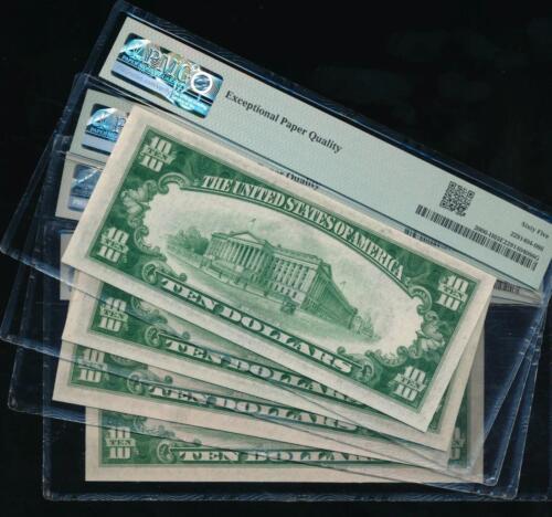 AC $10 1934A Saint Louis PMG 65 EPQ Fr 2006-H (price for one) - Picture 2 of 2