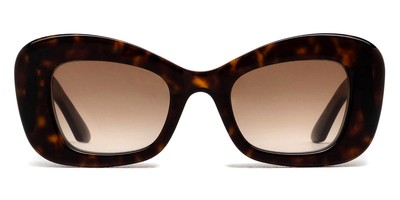 Alexander McQueen AM0434S Sunglasses Women Havana 50mm New  display picture 3