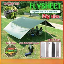 Flysheet Waterproof Groundsheet Camping Tarp Shelter Alas Tent Floor Sheet Tent