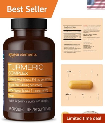 Turmeric Complex, 316 mg Curcumin with Ginger and Black Pepper, Joint & Immun...