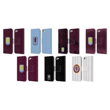 ASTON VILLA FOOTBALL CLUB 2024 CREST DESIGNS LEATHER BOOK CASE APPLE iPOD TOUCH
