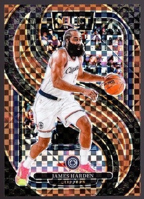 2024-25 Panini Select Premier Level James Harden #103 Bronze Checker Prizm /49