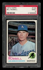 1973 Topps Set-Break #108 Bill Russell PSA 9 MINT
