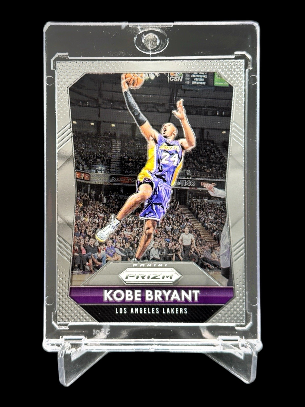 2015/16 Panini Prizm KOBE BRYANT LOS ANGELES LAKERS #182 CHROME HOF🔥SHARP🔥
