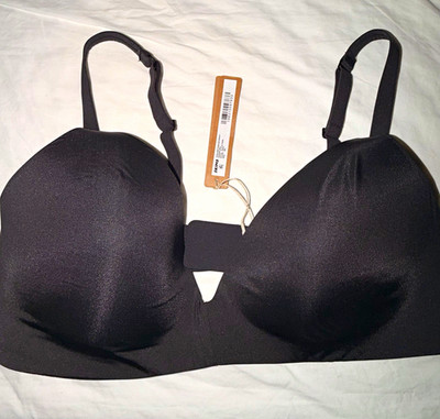 SKIMS Wireless Form Maternity Nursing Bra Wireless Adjustable Strap Onyx 38C