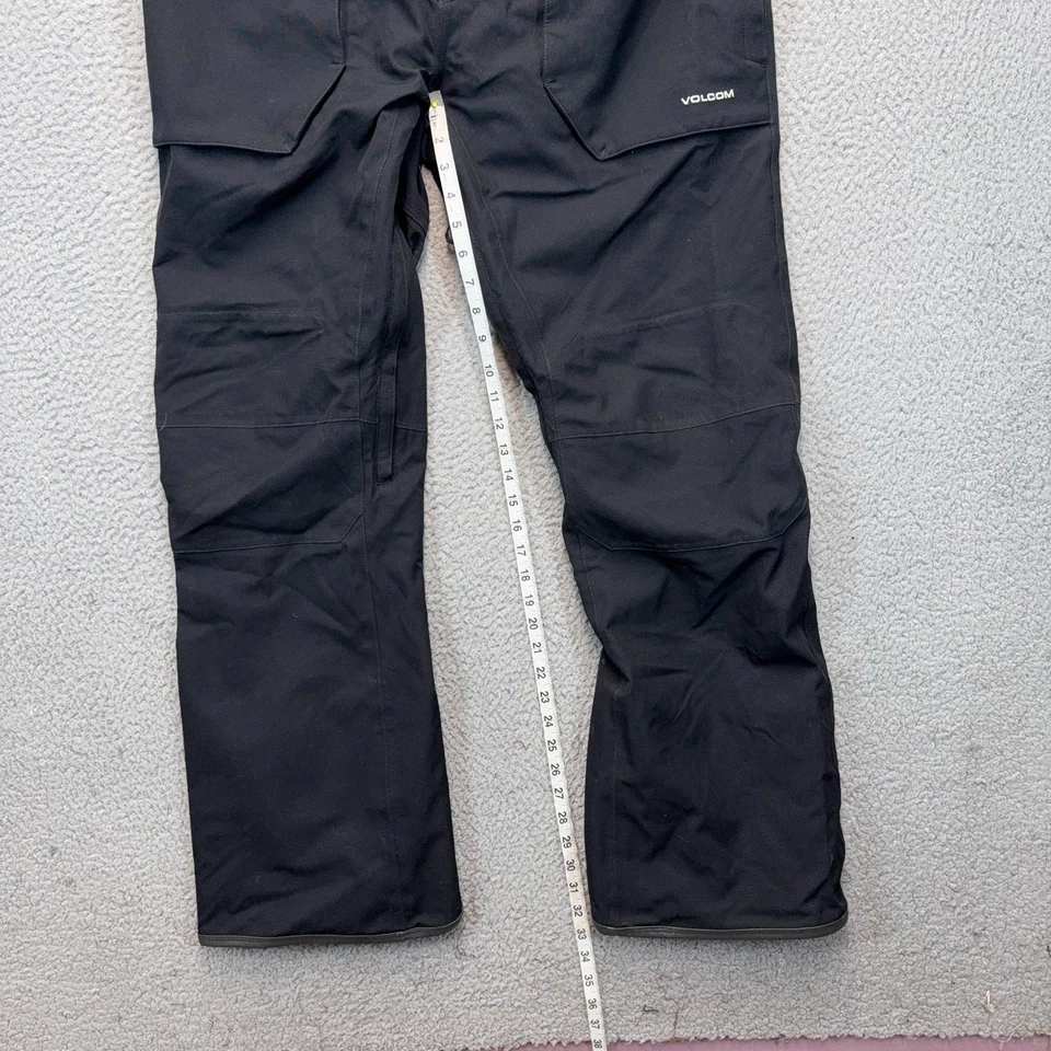 Volcom Roan Snow Bib Pants Men XL Black Waterproof 15000mm Snowboard Ski Outdoor - Image 4 of 4