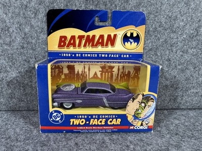 Corgi ~ Batman 1950s DC Comics Two-Face Car 1:43rd Scale Diecast Model 77318