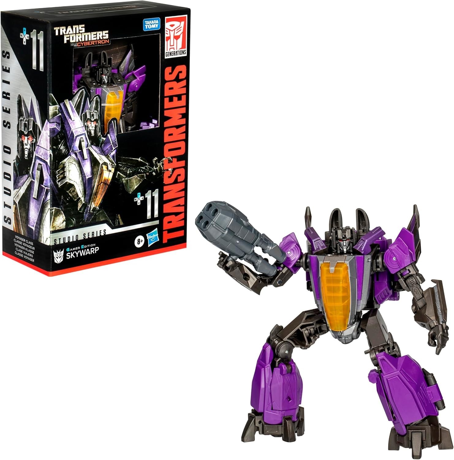 Transformers Studio Series Voyager Class War for Cybertron 11 Gamer Ed Skywarp