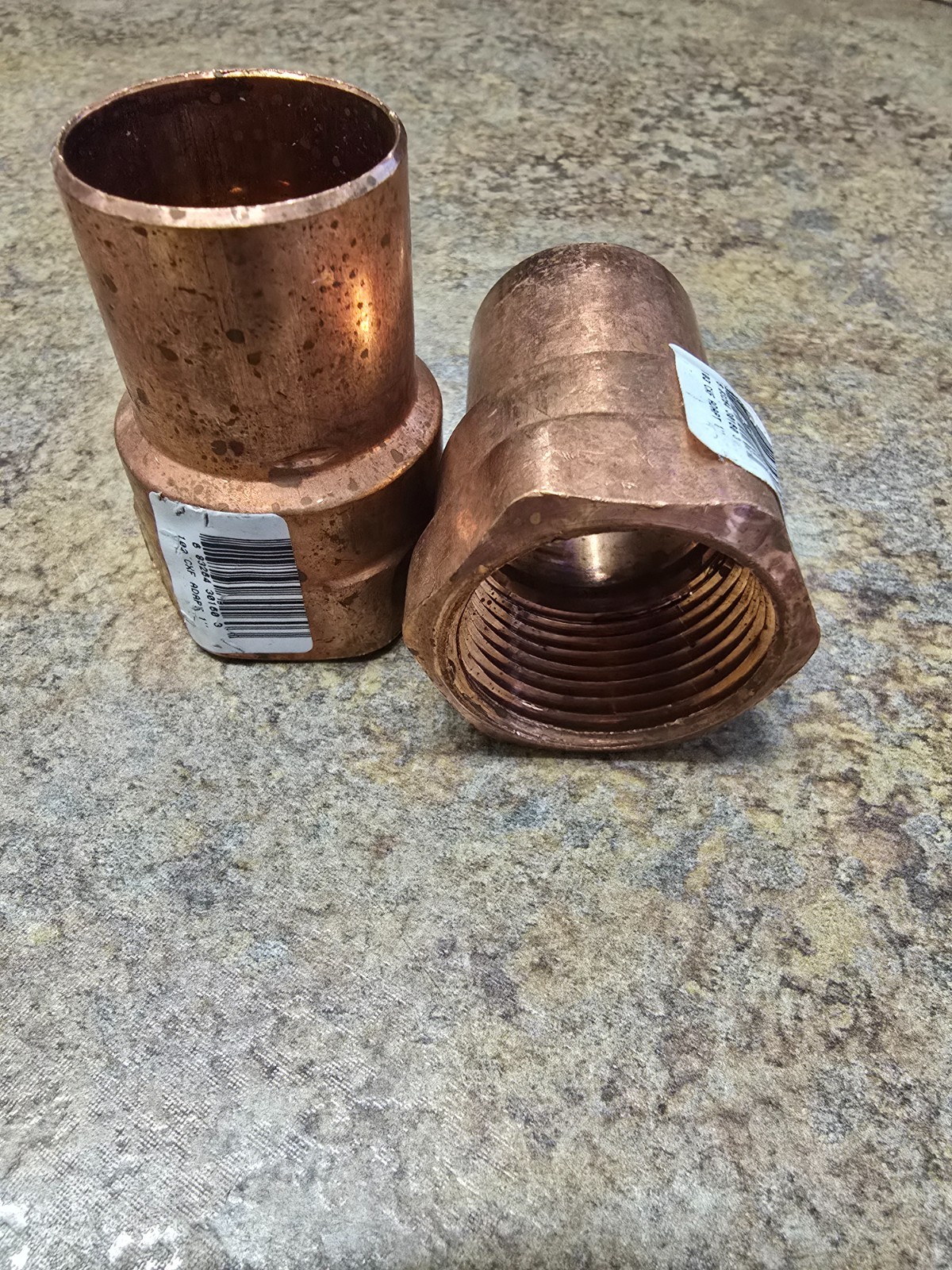NEW Elkhart 30160, 103 1" 1-Inch Copper Female Adapter - 2 PACK