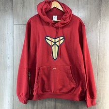 Nike Kobe DRI-FIT Men's Pullover Basketball Hoodie Red Size XL HF0066-636