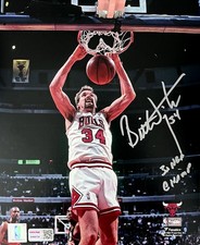 Bill Wennington Signed Autographed Chicago Bulls 8x10 Photo 3x NBA Champ TRISTAR