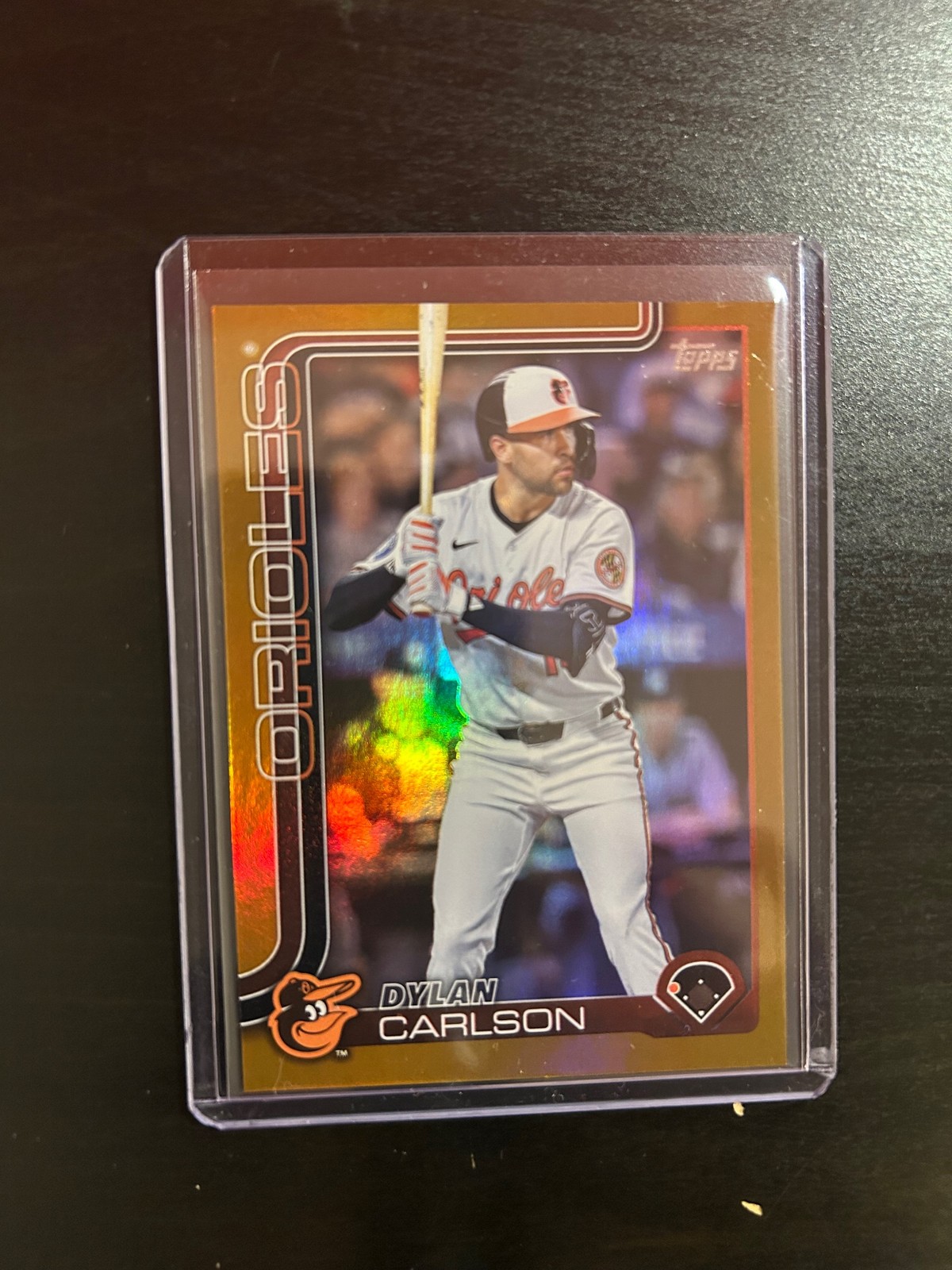 2025 Topps Update #US181 Dylan Carlson Gold Rainbow Foil #/50