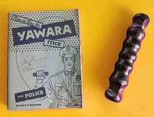 Original 1948 Matsuyama Yawara Stick  w/Original Manual Police Defense *Scarce**