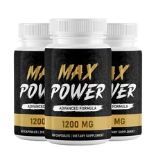 (3 Pack) Max Power for Men - MaxPower Powerful Male Health Enhancement Support
