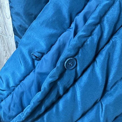 Lord & Taylor Teal cappotto lungo piumino piuma chiusura a levetta e zip taglia large - Foto 20 di 21