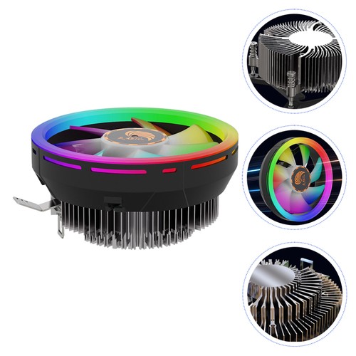 CPU-Lüfter 12V 12cm Bunte Beleuchtungsheizkörperlüfter CPU-Kühlkühlkühler-Lüfter - 第 3/12 張圖片
